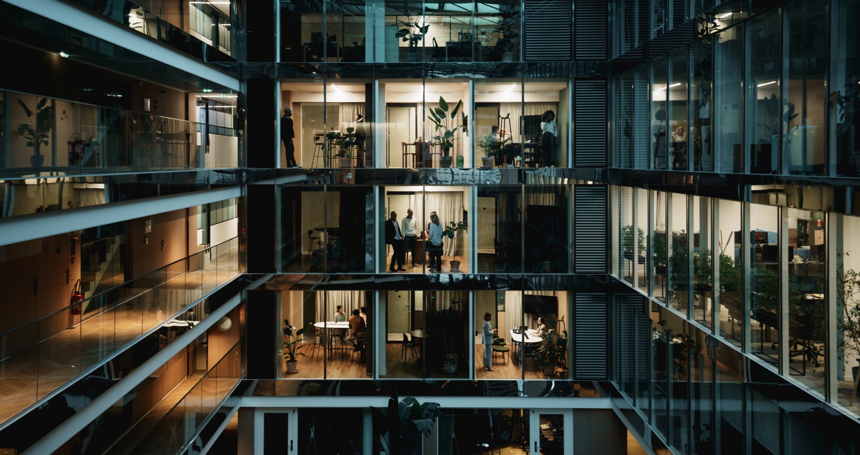 Modern office building